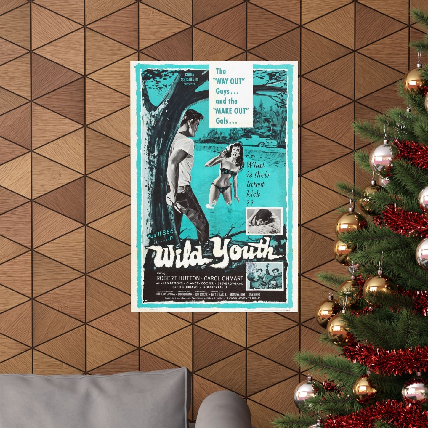 NAKED YOUTH 1961 - Paper Movie Poster-The Sticker Space