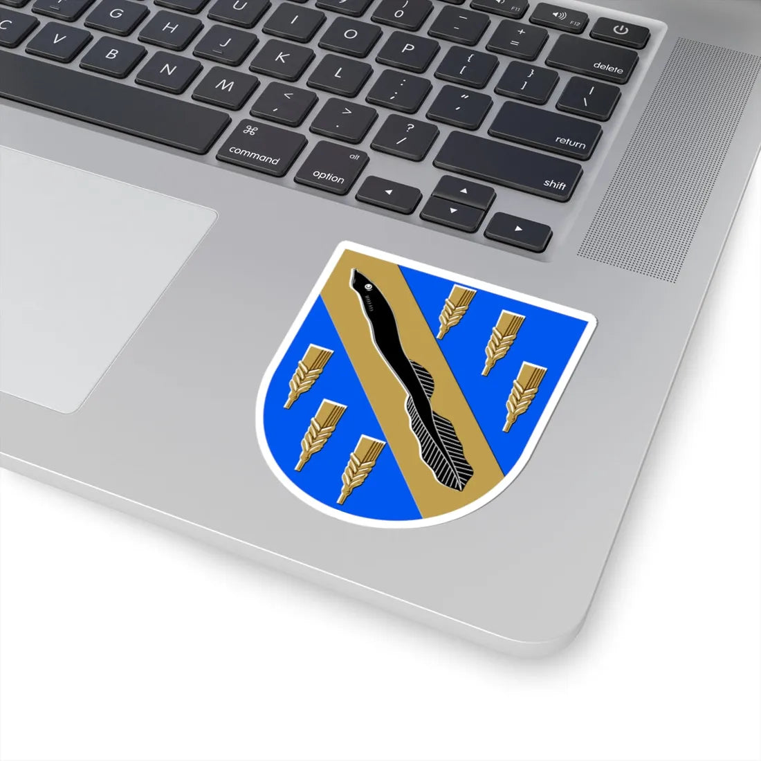 Nakkila.vaakuna (Finland) (Coat of Arms) STICKER Vinyl Kiss-Cut Decal - The Sticker Space