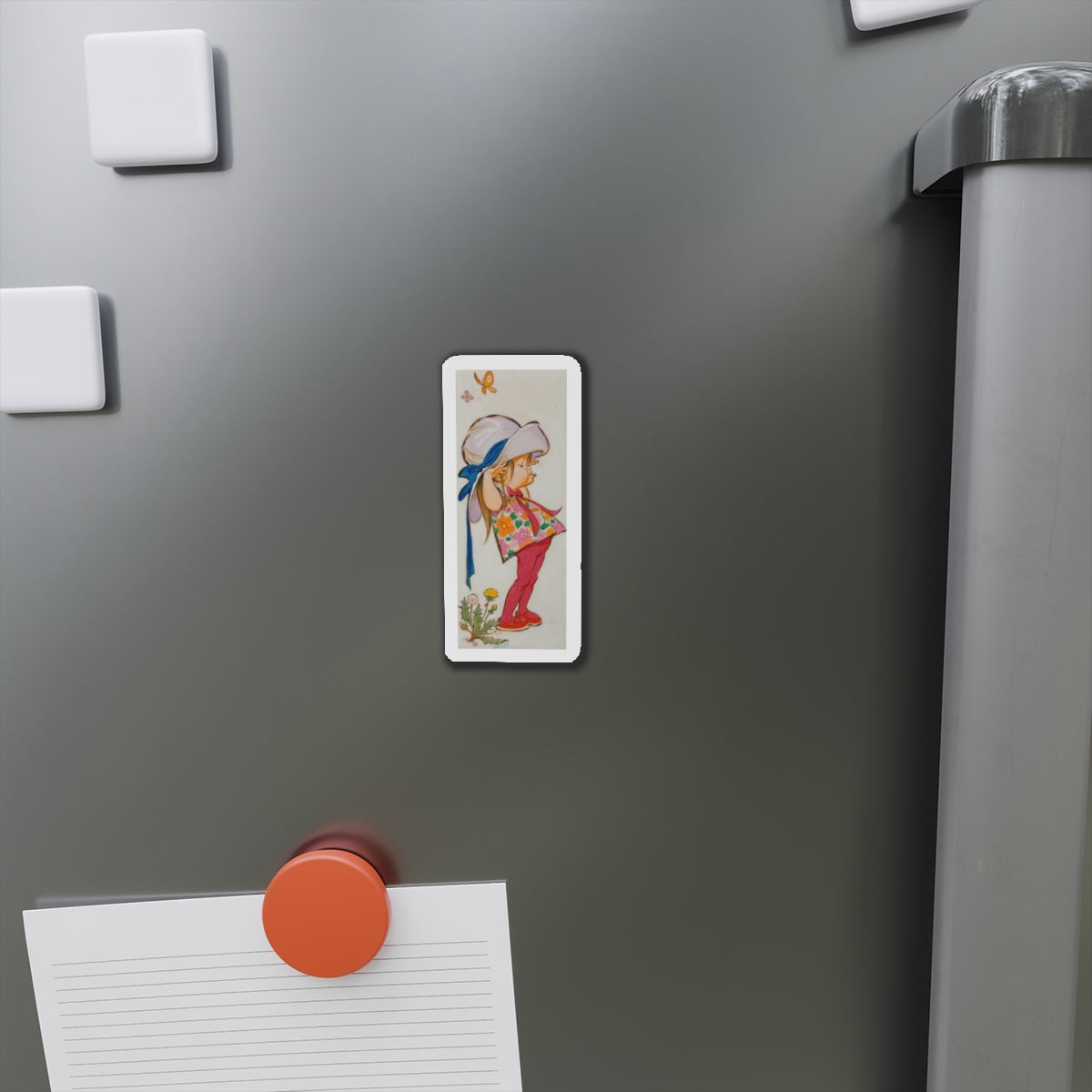 Nanana! (Magazine Illustration) Refrigerator Magnet-The Sticker Space