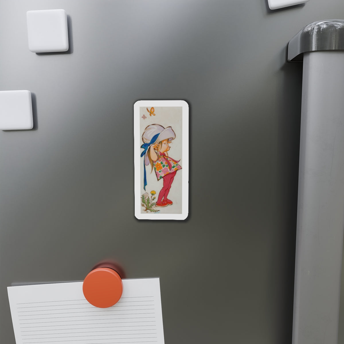 Nanana! (Magazine Illustration) Refrigerator Magnet-The Sticker Space