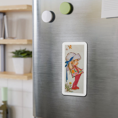 Nanana! (Magazine Illustration) Refrigerator Magnet-The Sticker Space