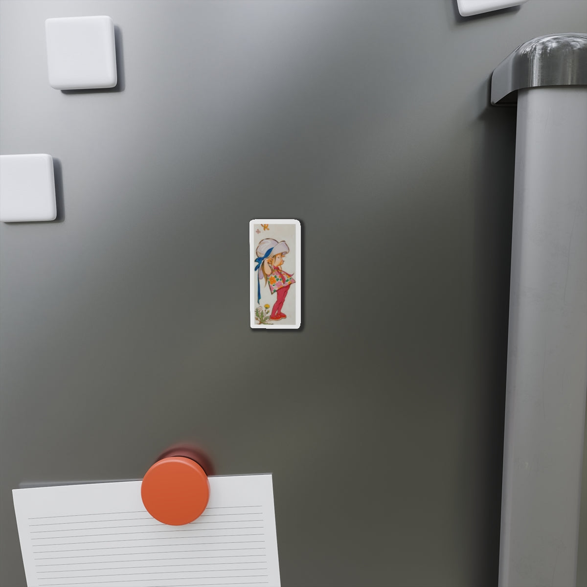 Nanana! (Magazine Illustration) Refrigerator Magnet-The Sticker Space