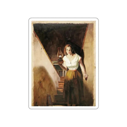 Nancy Drew Book Illustration (Magazine Illustration) STICKER Vinyl Die-Cut Decal - The Sticker Space