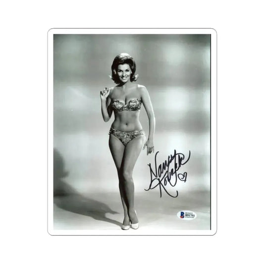 Nancy Kovack #031 (Vintage Female Icon) STICKER Vinyl Kiss-Cut Decal 2 Inch White - The Sticker Space