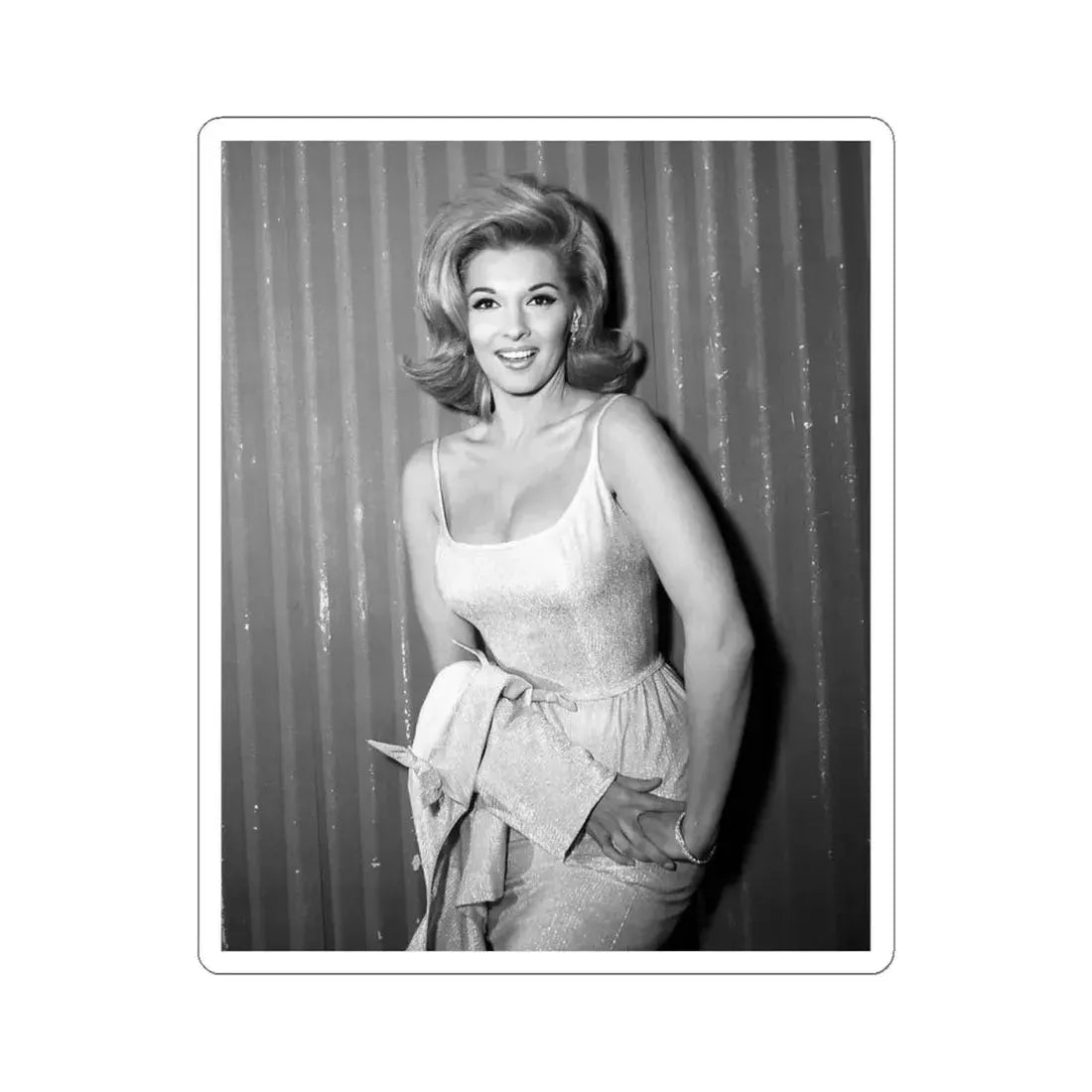 Nancy Kovack #32 (Vintage Female Icon) STICKER Vinyl Kiss-Cut Decal 4 Inch White - The Sticker Space
