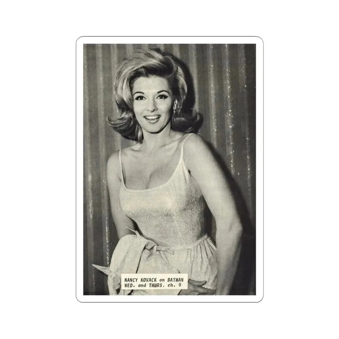 Nancy Kovack #37 (Vintage Female Icon) STICKER Vinyl Kiss-Cut Decal 4 Inch White - The Sticker Space