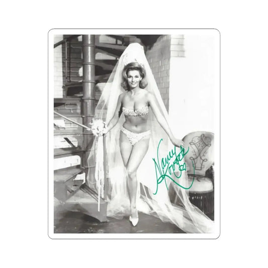 Nancy Kovack #64 (Vintage Female Icon) STICKER Vinyl Kiss-Cut Decal 2 Inch White - The Sticker Space