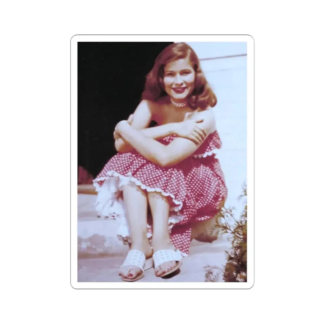 Nancy Olson #21 (Vintage Female Icon) STICKER Vinyl Kiss-Cut Decal 2 Inch White - The Sticker Space