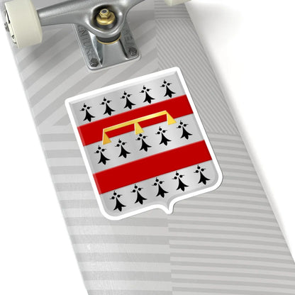 Nandrin wapen (Belgium) (Coat of Arms) STICKER Vinyl Kiss-Cut Decal - The Sticker Space