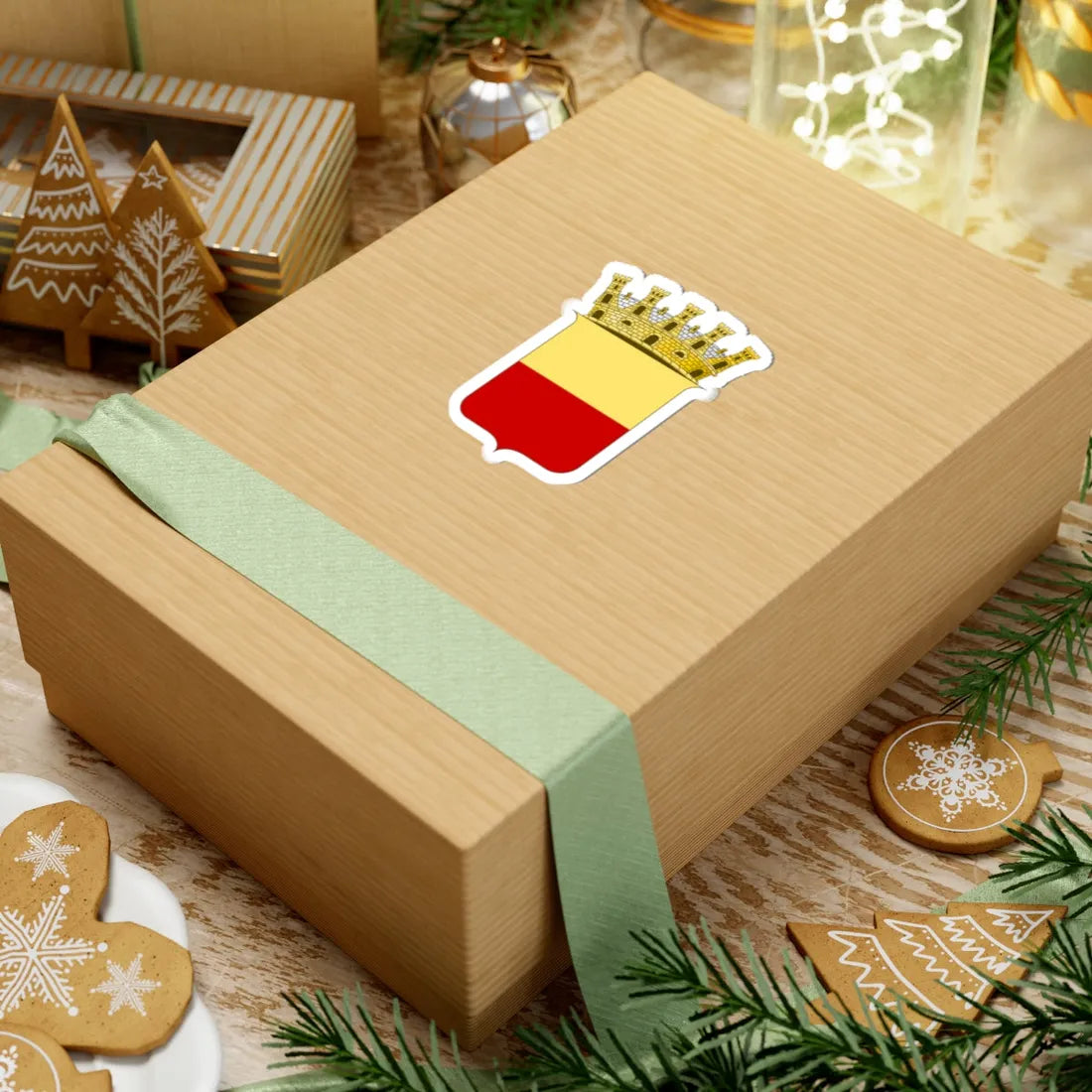 Napoli-Stemma without ornaments (Italy) (Coat of Arms) STICKER Vinyl Kiss-Cut Decal - The Sticker Space