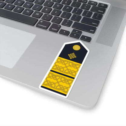 Naramenica ljetne odore admirala flote HRM (Croatia) (Military Rank) STICKER Vinyl Kiss-Cut Decal - The Sticker Space