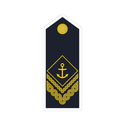 Naramenica ljetne odore nadnarednika HRM (Croatia) (Military Rank) STICKER Vinyl Kiss-Cut Decal 4 Inch White - The Sticker Space