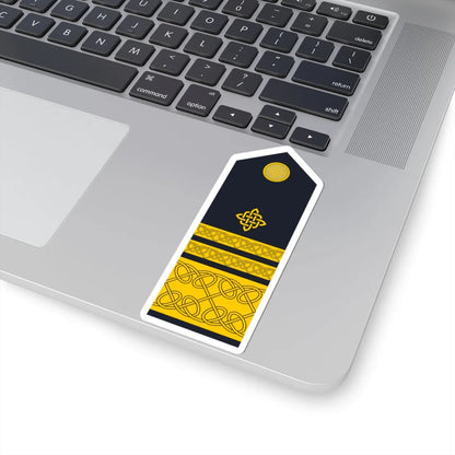 Naramenica ljetne odore viceadmirala HRM (Croatia) (Military Rank) STICKER Vinyl Kiss-Cut Decal - The Sticker Space