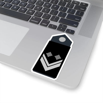 Naramenica odore stožernog narednika HRZ i PZO (Croatia) (Military Rank) STICKER Vinyl Kiss-Cut Decal - The Sticker Space
