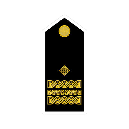 Naramenica svečane odore brigadnog generala HKoV (Croatia) (Military Rank) STICKER Vinyl Kiss-Cut Decal 3 Inch White - The Sticker Space