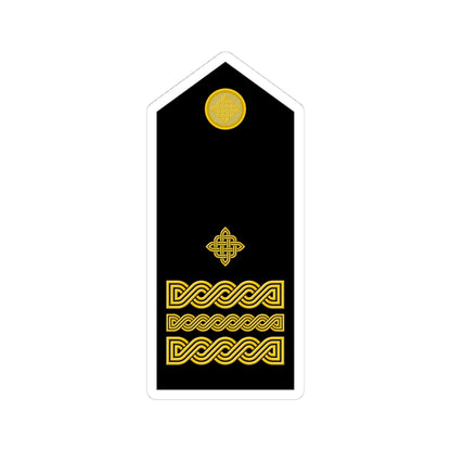 Naramenica svečane odore brigadnog generala HKoV (Croatia) (Military Rank) STICKER Vinyl Kiss-Cut Decal 4 Inch White - The Sticker Space