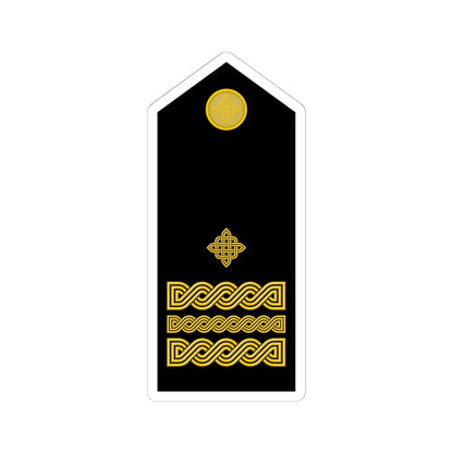 Naramenica svečane odore brigadnog generala HKoV (Croatia) (Military Rank) STICKER Vinyl Kiss-Cut Decal 6 Inch White - The Sticker Space