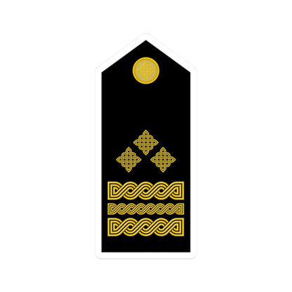 Naramenica svečane odore generala pukovnika HKoV (Croatia) (Military Rank) STICKER Vinyl Kiss-Cut Decal 2 Inch White - The Sticker Space