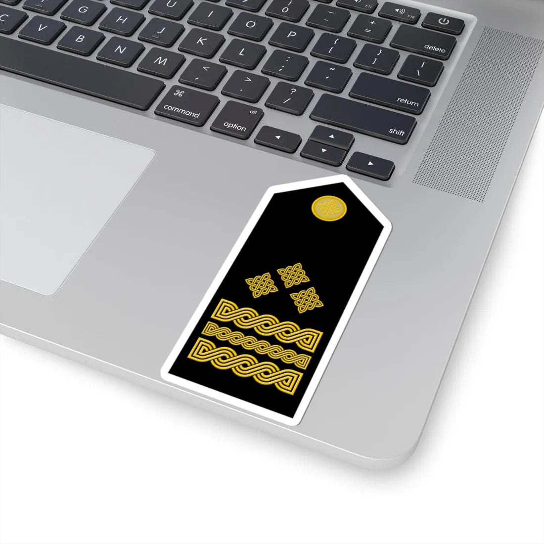 Naramenica svečane odore generala pukovnika HKoV (Croatia) (Military Rank) STICKER Vinyl Kiss-Cut Decal - The Sticker Space