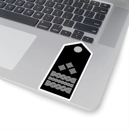 Naramenica svečane odore generala pukovnika HRZ i PZO (Croatia) (Military Rank) STICKER Vinyl Kiss-Cut Decal - The Sticker Space