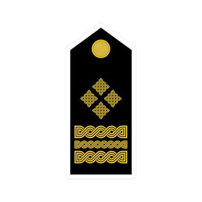 Naramenica svečane odore generala zbora HKoV (Croatia) (Military Rank) STICKER Vinyl Kiss-Cut Decal 2 Inch White - The Sticker Space