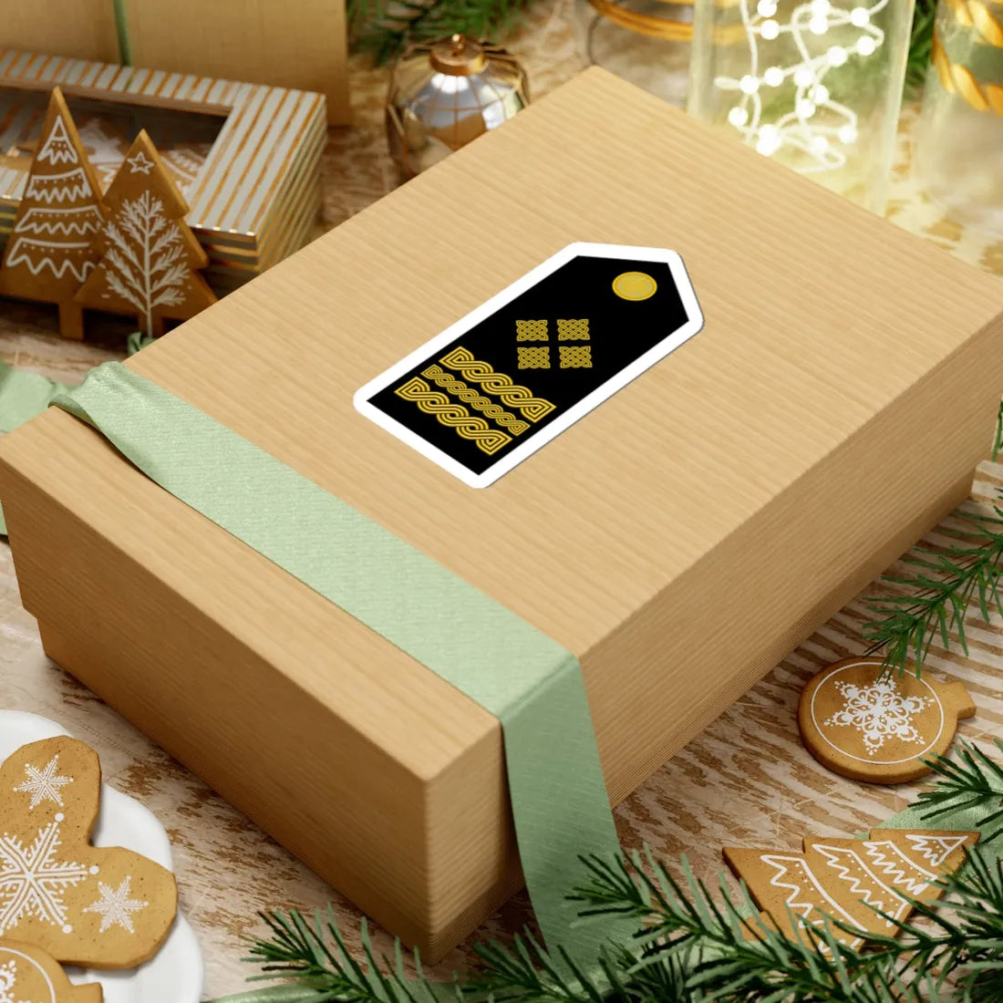 Naramenica svečane odore generala zbora HKoV (Croatia) (Military Rank) STICKER Vinyl Kiss-Cut Decal - The Sticker Space