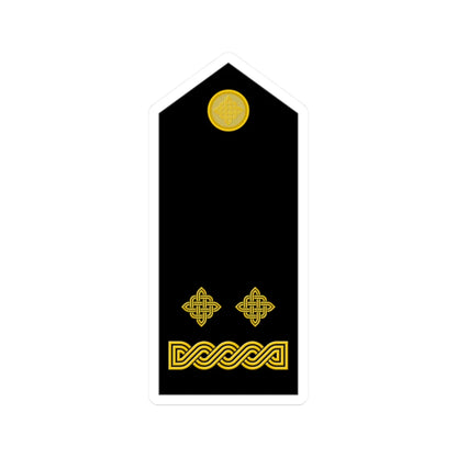 Naramenica svečane odore natporučnika HKoV (Croatia) (Military Rank) STICKER Vinyl Kiss-Cut Decal 2 Inch White - The Sticker Space