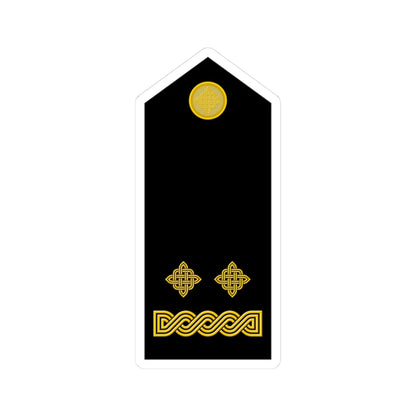 Naramenica svečane odore natporučnika HKoV (Croatia) (Military Rank) STICKER Vinyl Kiss-Cut Decal 3 Inch White - The Sticker Space