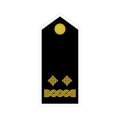 Naramenica svečane odore natporučnika HKoV (Croatia) (Military Rank) STICKER Vinyl Kiss-Cut Decal 4 Inch White - The Sticker Space