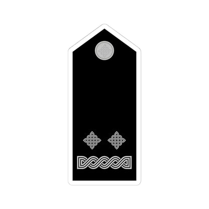 Naramenica svečane odore natporučnika HRZ i PZO (Croatia) (Military Rank) STICKER Vinyl Kiss-Cut Decal 6 Inch White - The Sticker Space