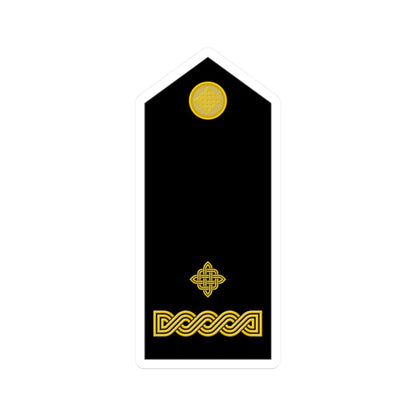 Naramenica svečane odore poručnika HKoV (Croatia) (Military Rank) STICKER Vinyl Kiss-Cut Decal 2 Inch White - The Sticker Space