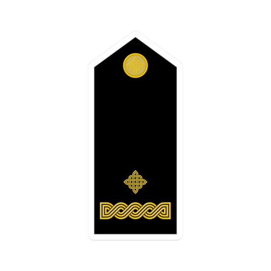 Naramenica svečane odore poručnika HKoV (Croatia) (Military Rank) STICKER Vinyl Kiss-Cut Decal 2 Inch White - The Sticker Space