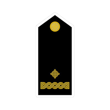 Naramenica svečane odore poručnika HKoV (Croatia) (Military Rank) STICKER Vinyl Kiss-Cut Decal 3 Inch White - The Sticker Space