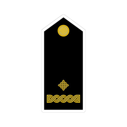 Naramenica svečane odore poručnika HKoV (Croatia) (Military Rank) STICKER Vinyl Kiss-Cut Decal 4 Inch White - The Sticker Space