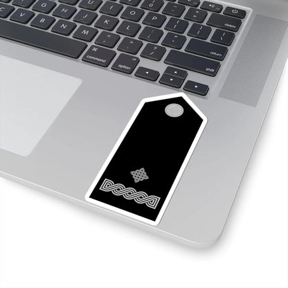 Naramenica svečane odore poručnika HRZ i PZO (Croatia) (Military Rank) STICKER Vinyl Kiss-Cut Decal - The Sticker Space