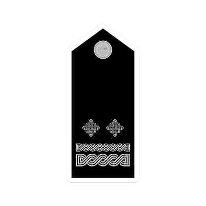 Naramenica svečane odore pukovnika HRZ i PZO (Croatia) (Military Rank) STICKER Vinyl Kiss-Cut Decal 2 Inch White - The Sticker Space