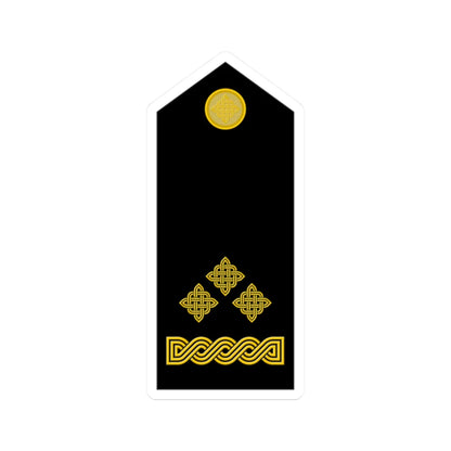 Naramenica svečane odore satnika HKoV (Croatia) (Military Rank) STICKER Vinyl Kiss-Cut Decal 2 Inch White - The Sticker Space