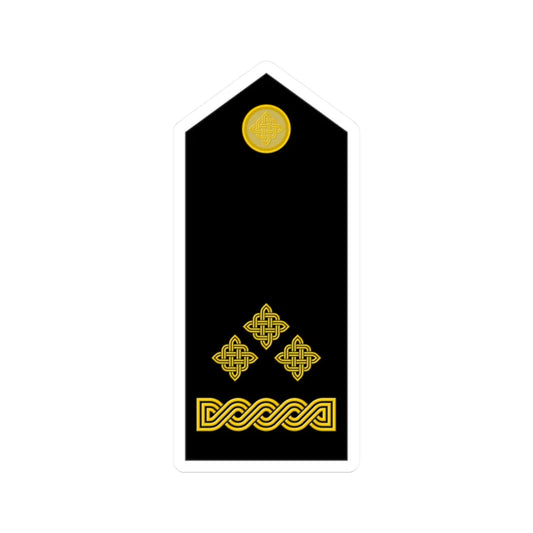 Naramenica svečane odore satnika HKoV (Croatia) (Military Rank) STICKER Vinyl Kiss-Cut Decal 2 Inch White - The Sticker Space