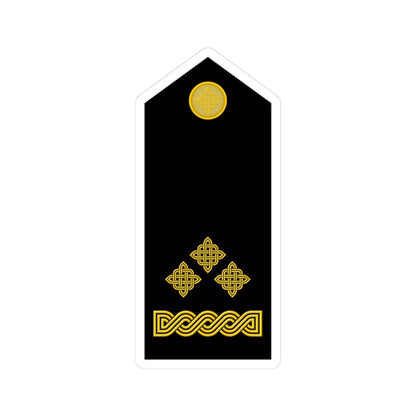 Naramenica svečane odore satnika HKoV (Croatia) (Military Rank) STICKER Vinyl Kiss-Cut Decal 3 Inch White - The Sticker Space