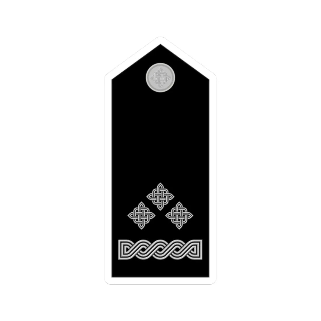 Naramenica svečane odore satnika HRZ i PZO (Croatia) (Military Rank) STICKER Vinyl Kiss-Cut Decal - The Sticker Space