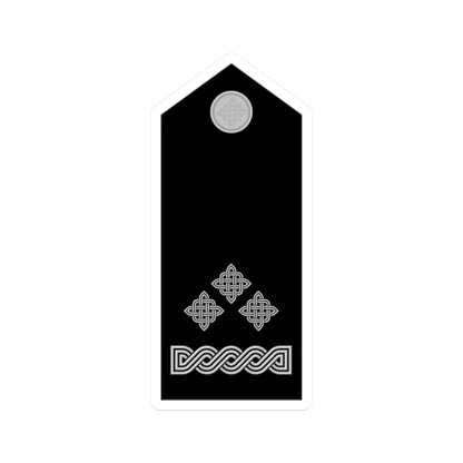 Naramenica svečane odore satnika HRZ i PZO (Croatia) (Military Rank) STICKER Vinyl Kiss-Cut Decal - The Sticker Space