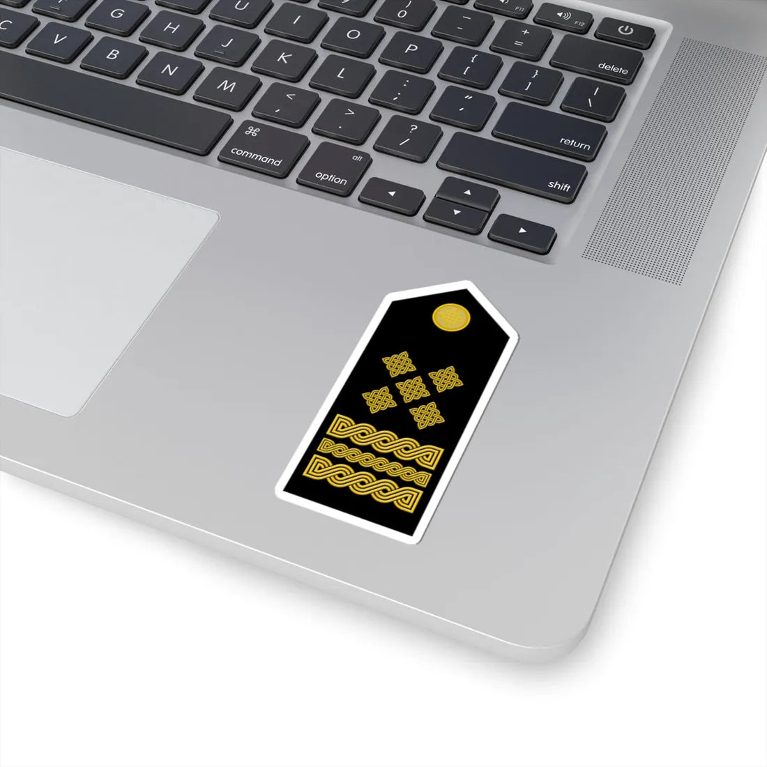 Naramenica svečane odore stožernog generala HKoV (Croatia) (Military Rank) STICKER Vinyl Kiss-Cut Decal - The Sticker Space