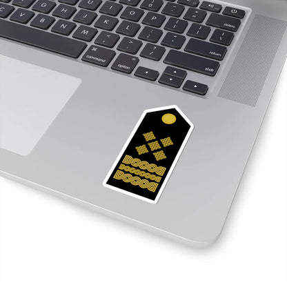 Naramenica svečane odore stožernog generala HKoV (Croatia) (Military Rank) STICKER Vinyl Kiss-Cut Decal - The Sticker Space