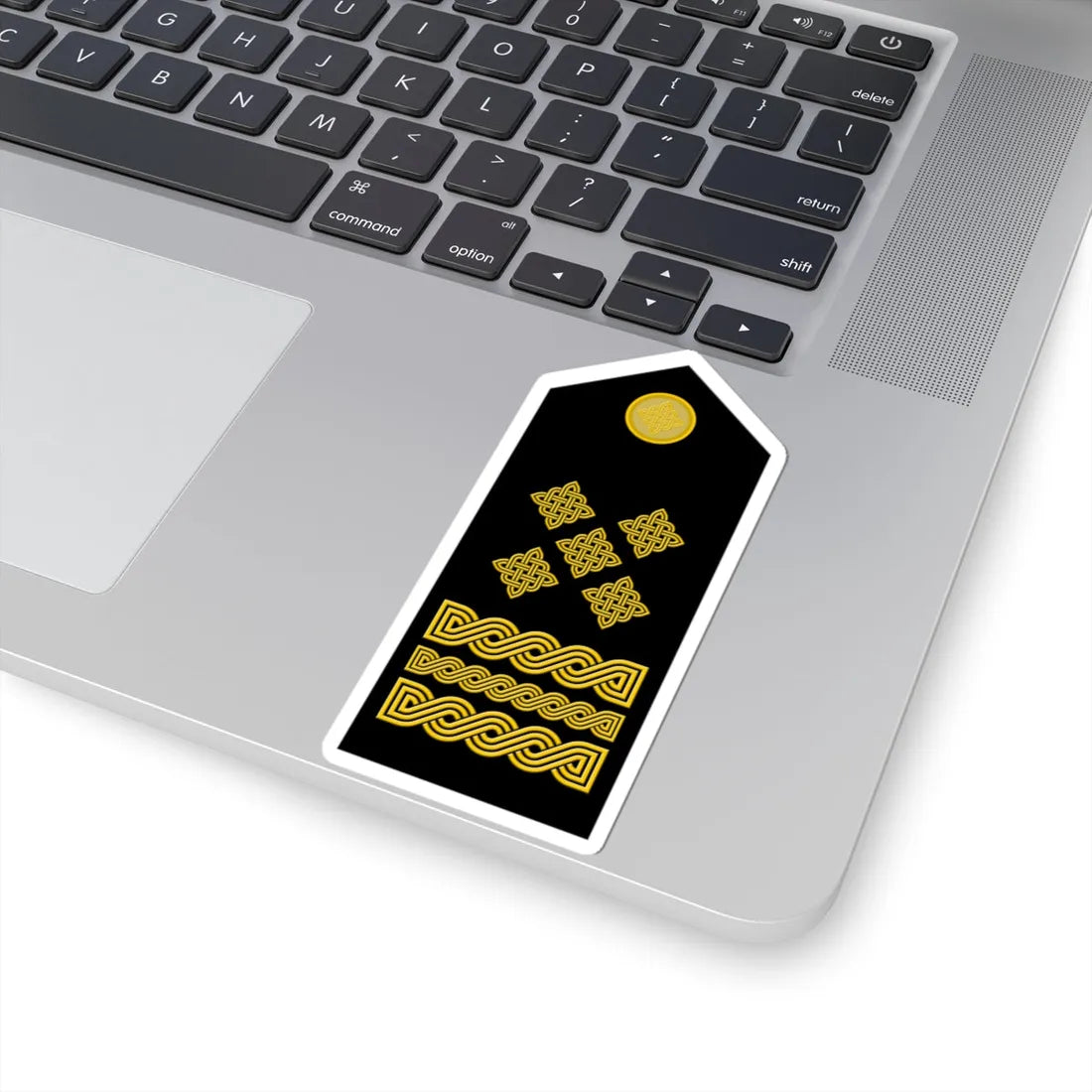 Naramenica svečane odore stožernog generala HKoV (Croatia) (Military Rank) STICKER Vinyl Kiss-Cut Decal - The Sticker Space