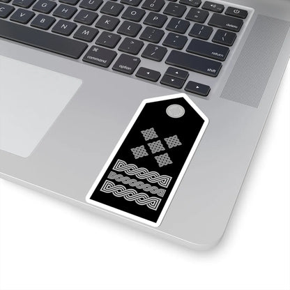 Naramenica svečane odore stožernog generala HRZ i PZO (Croatia) (Military Rank) STICKER Vinyl Kiss-Cut Decal - The Sticker Space