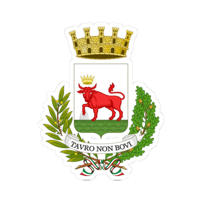 Nardò-Stemma (Italy) (Coat of Arms) STICKER Vinyl Kiss-Cut Decal 3 Inch White - The Sticker Space