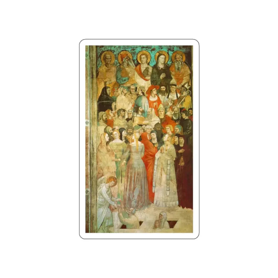 NARDO DI CIONE - Last Judgment (detail) (Artwork) STICKER Vinyl Die-Cut Decal - The Sticker Space