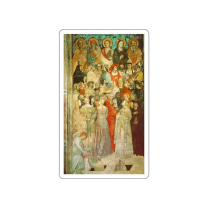 NARDO DI CIONE - Last Judgment (detail) (Artwork) STICKER Vinyl Die-Cut Decal - The Sticker Space