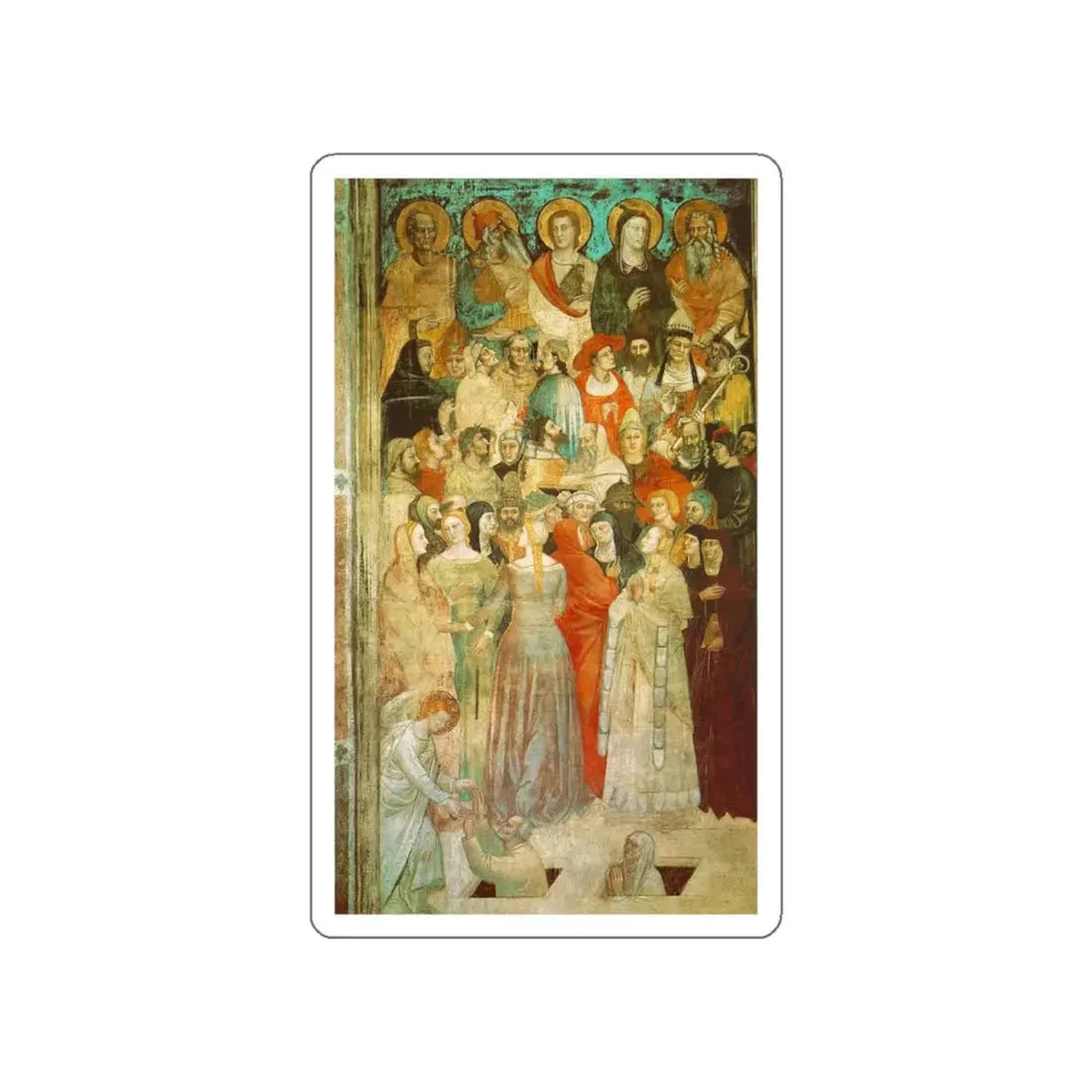 NARDO DI CIONE - Last Judgment (detail) (Artwork) STICKER Vinyl Die-Cut Decal - The Sticker Space