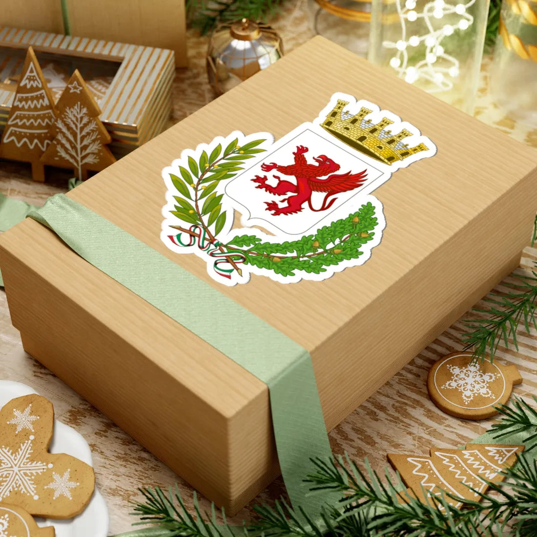 Narni-Stemma (Italy) (Coat of Arms) STICKER Vinyl Kiss-Cut Decal - The Sticker Space